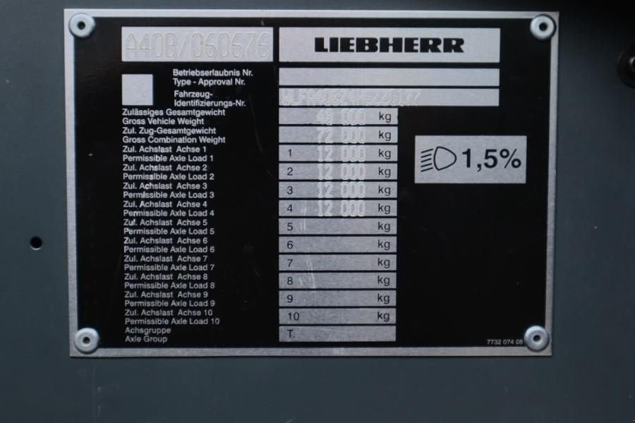 Kran des Typs Liebherr LTM1070-4.2 Dutch Vehicle Registration, Valid Insp, Gebrauchtmaschine in Groenlo (Bild 7)