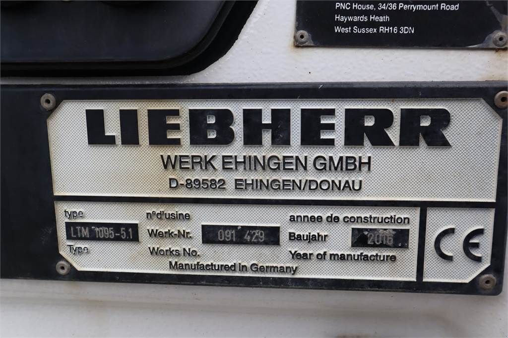 Kran des Typs Liebherr LTM1095-5.1 Inspection, *Guarantee, 4F Engine, 10x, Gebrauchtmaschine in Groenlo (Bild 9)