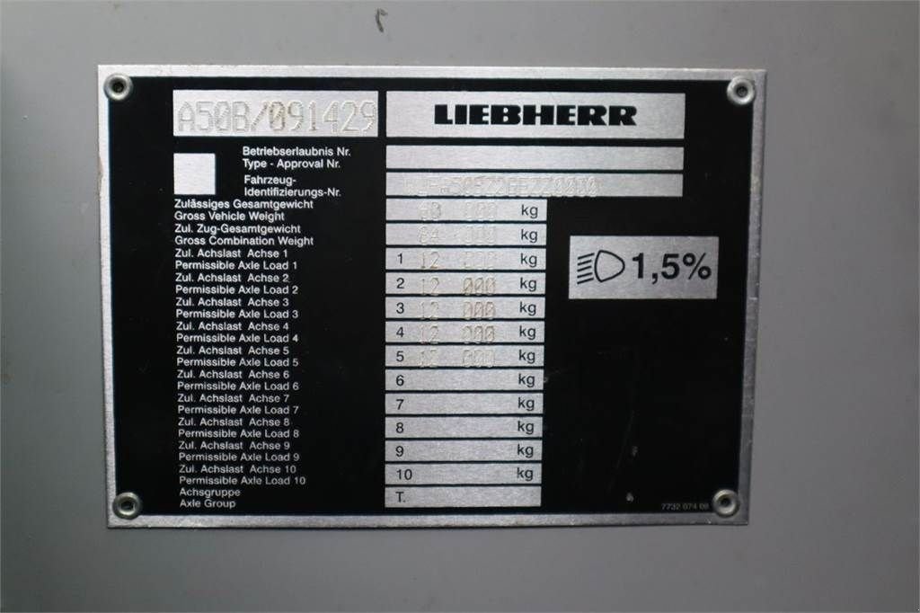 Kran des Typs Liebherr LTM1095-5.1 Inspection, *Guarantee, 4F Engine, 10x, Gebrauchtmaschine in Groenlo (Bild 8)