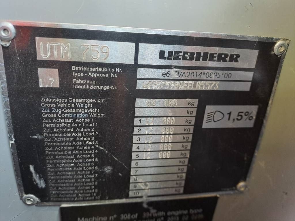 Kran van het type Liebherr LTM1095-5.1, Gebrauchtmaschine in Stabroek (Foto 10)