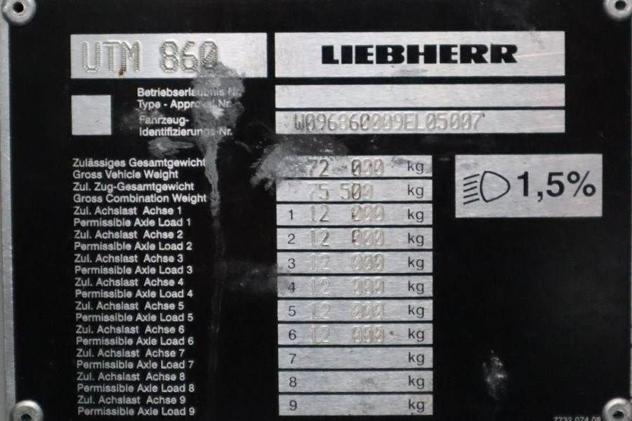 Kran типа Liebherr LTM1150-6.1 Dutch Vehicle Registration, Valid Abom, Gebrauchtmaschine в Groenlo (Фотография 7)