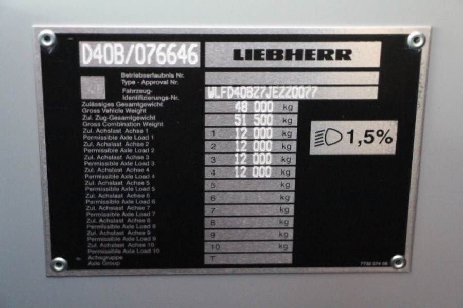 Kran типа Liebherr MK88 Plus Valid Inspection, 45 m Flight, 8t Cap, P, Gebrauchtmaschine в Groenlo (Фотография 7)