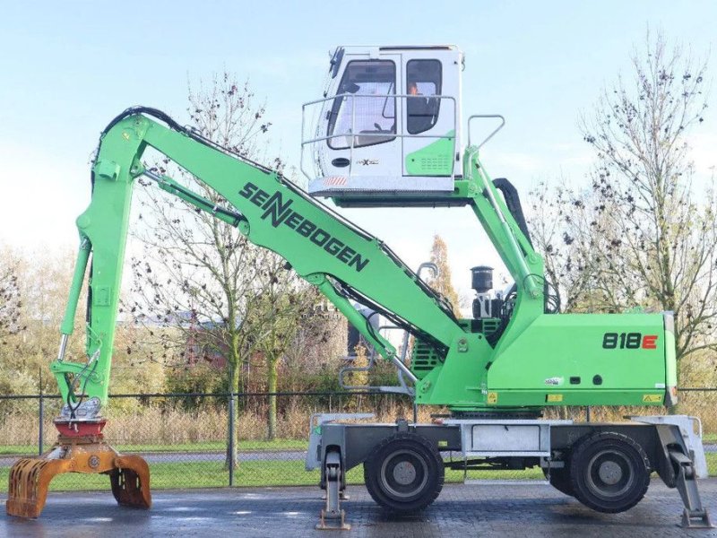 Kran des Typs Sennebogen 818 E K9 ULM SORTING GRAB GOOD TIRES, Gebrauchtmaschine in Marknesse (Bild 1)