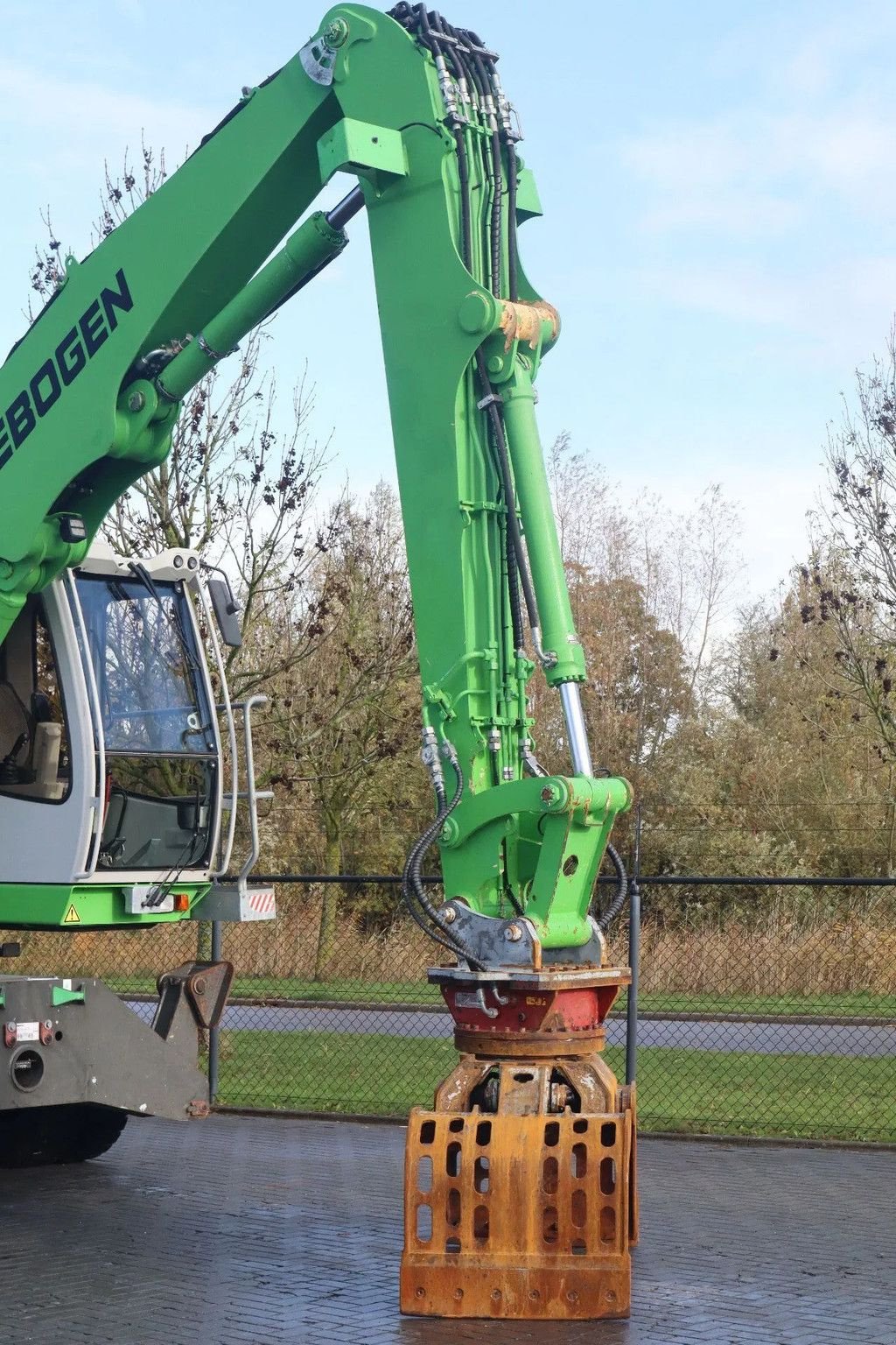 Kran typu Sennebogen 818 E K9 ULM SORTING GRAB GOOD TIRES, Gebrauchtmaschine v Marknesse (Obrázek 8)