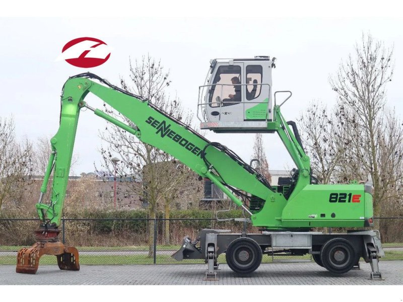 Kran del tipo Sennebogen 821E 821 E SORTING GRAB DOZERBLADE GREAT CONDITION, Gebrauchtmaschine In Marknesse (Immagine 1)