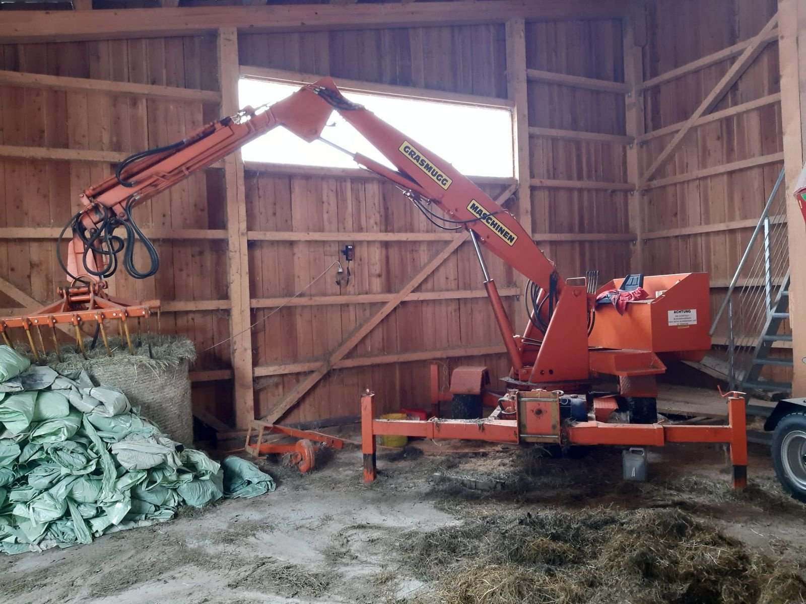 Kran typu Sonstige Heubagger Grasmug, Gebrauchtmaschine v Burgkirchen (Obrázok 1)