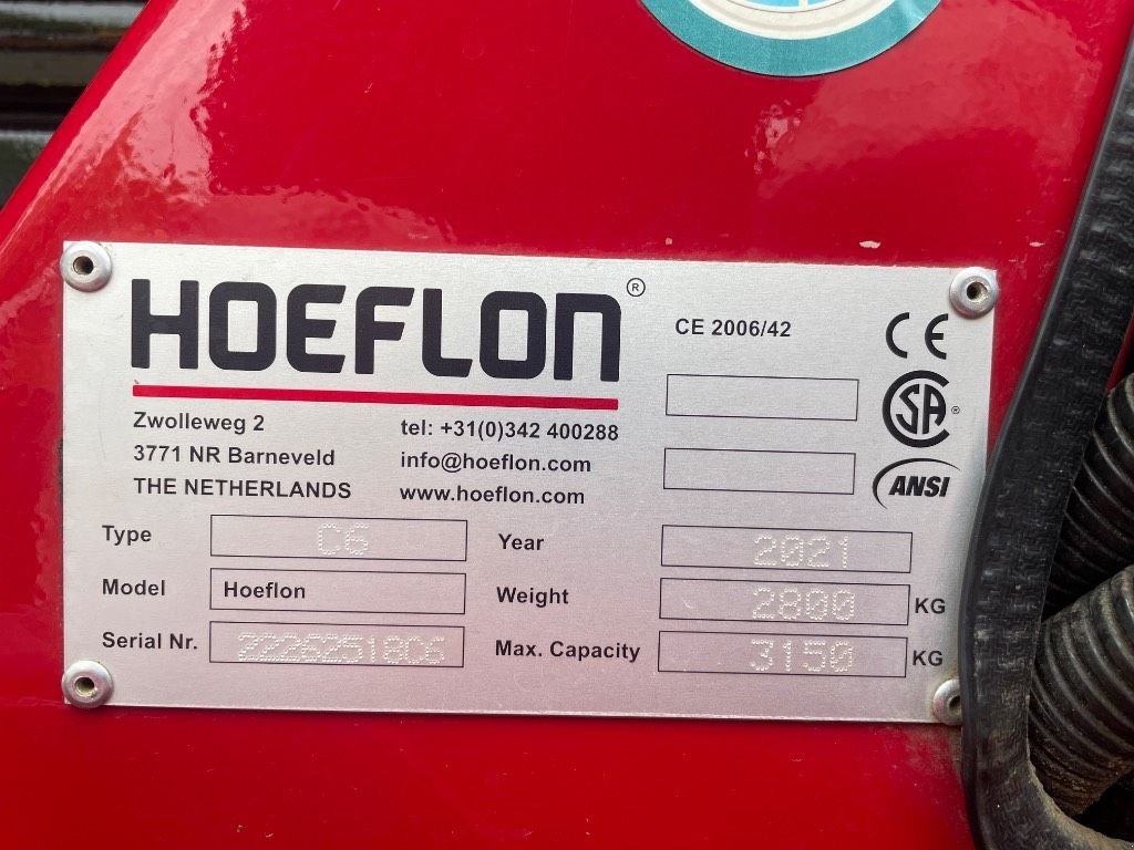 Kran типа Sonstige Hoeflon C 6 E, Gebrauchtmaschine в WIJCHEN (Фотография 3)
