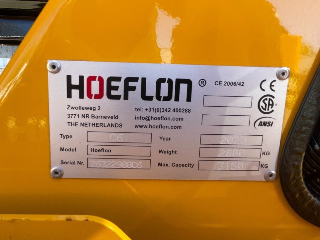 Kran typu Sonstige Hoeflon C 6, Gebrauchtmaschine w WIJCHEN (Zdjęcie 3)
