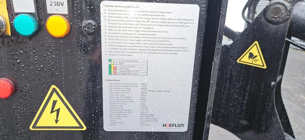 Kran от тип Sonstige Hoeflon C6, Gebrauchtmaschine в Scharsterbrug (Снимка 10)