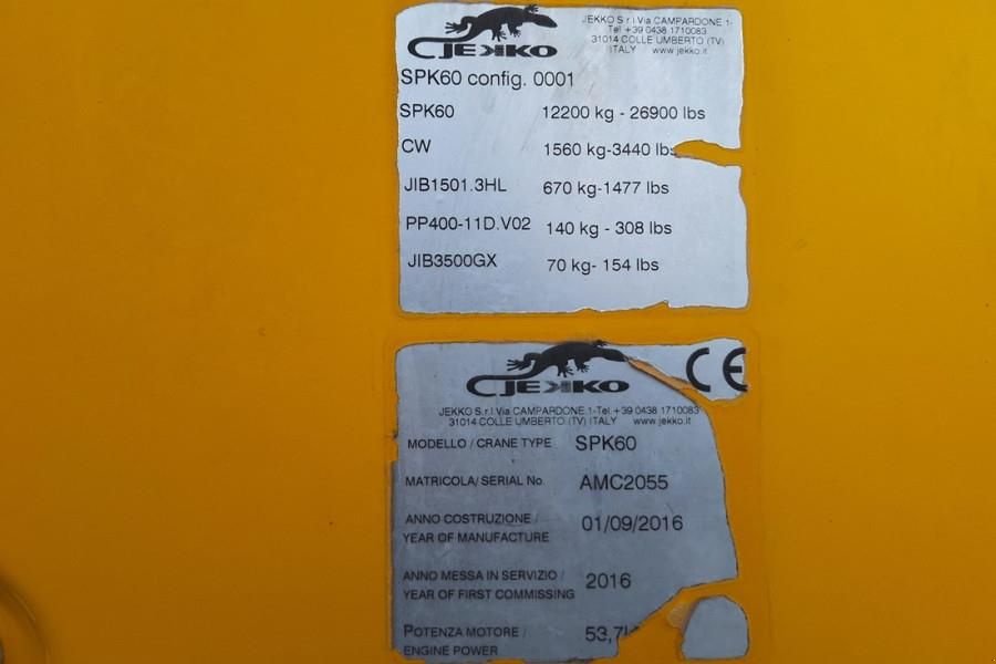 Kran типа Sonstige Jekko SPK60 INCL NEW TRACK PADS, Hybrid - Diesel + Elect, Gebrauchtmaschine в Groenlo (Фотография 7)