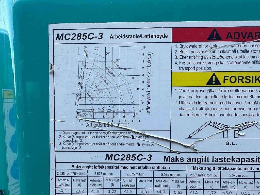Kran des Typs Sonstige Maeda MC 285 C WME-3, Gebrauchtmaschine in WIJCHEN (Bild 4)