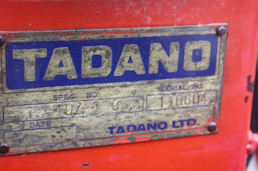 Kran типа Tadano TM10, Gebrauchtmaschine в Antwerpen (Фотография 9)