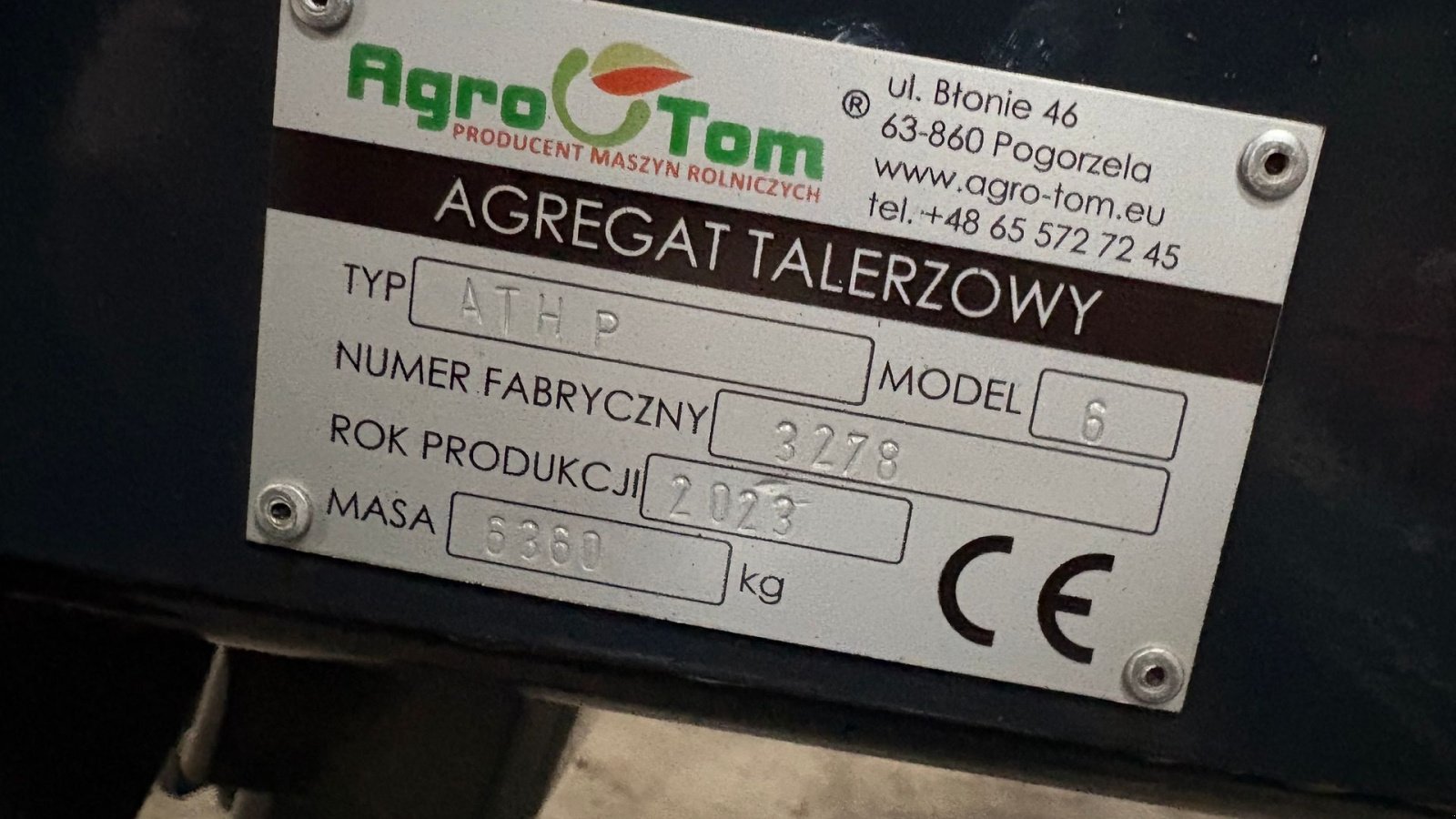 Kreiselegge of the type Agro Tom Disk harve 6mtr.   Med hydr.  Dybde kontrol, Gebrauchtmaschine in Løgstør (Picture 11)