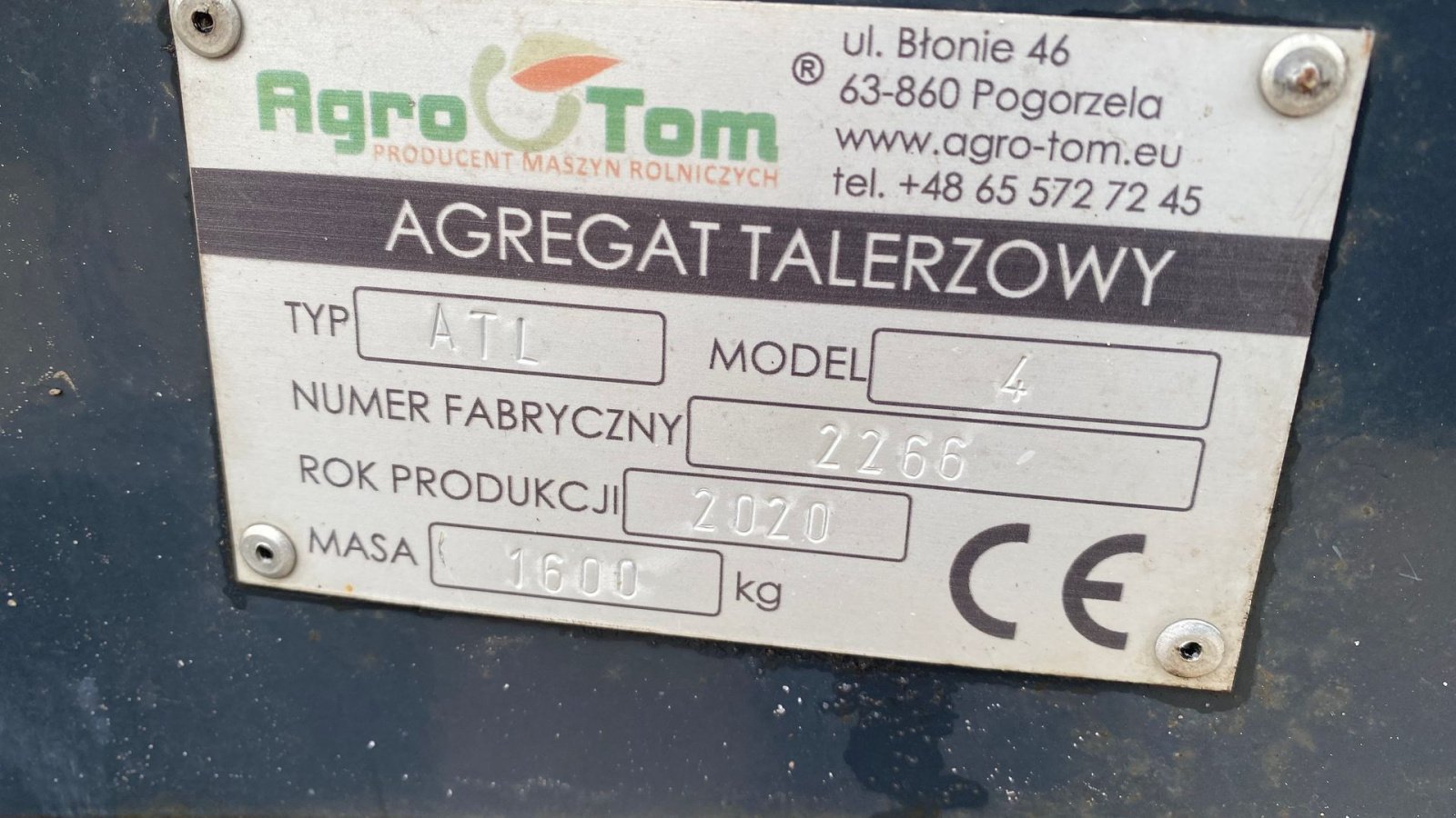 Kreiselegge typu Agro Tom Disk harve 6mtr., Gebrauchtmaschine w Herning (Zdjęcie 4)