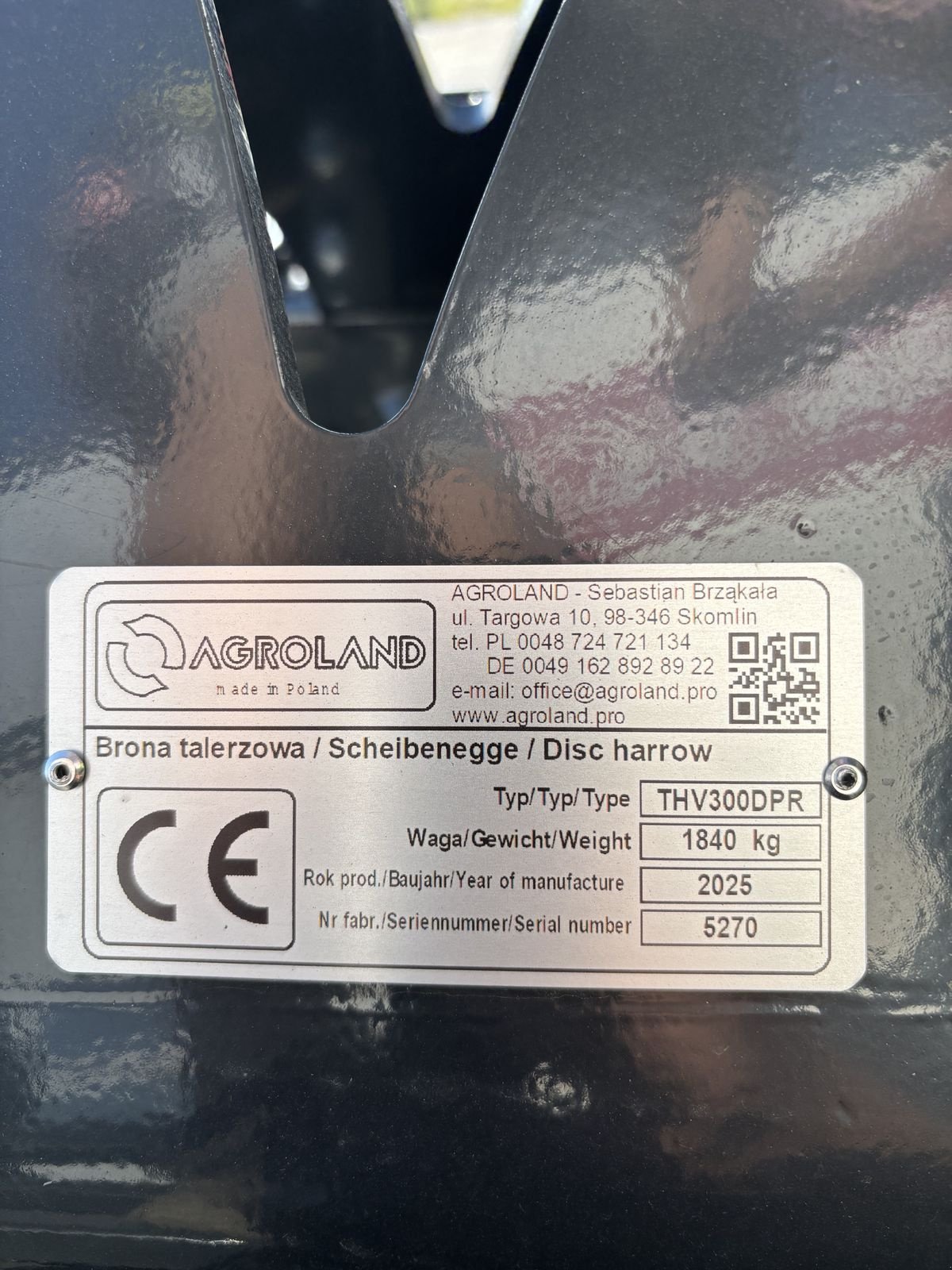 Kreiselegge of the type Agroland Titanium Heavy 300, Gebrauchtmaschine in Mistelbach (Picture 4)