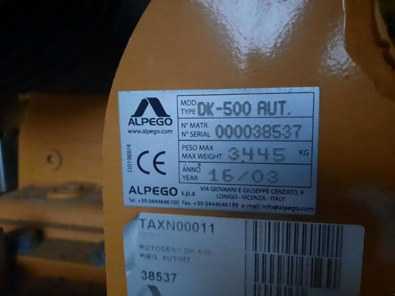 Kreiselegge типа Alpego DK500AUT, Gebrauchtmaschine в CHAUMONT (Фотография 2)