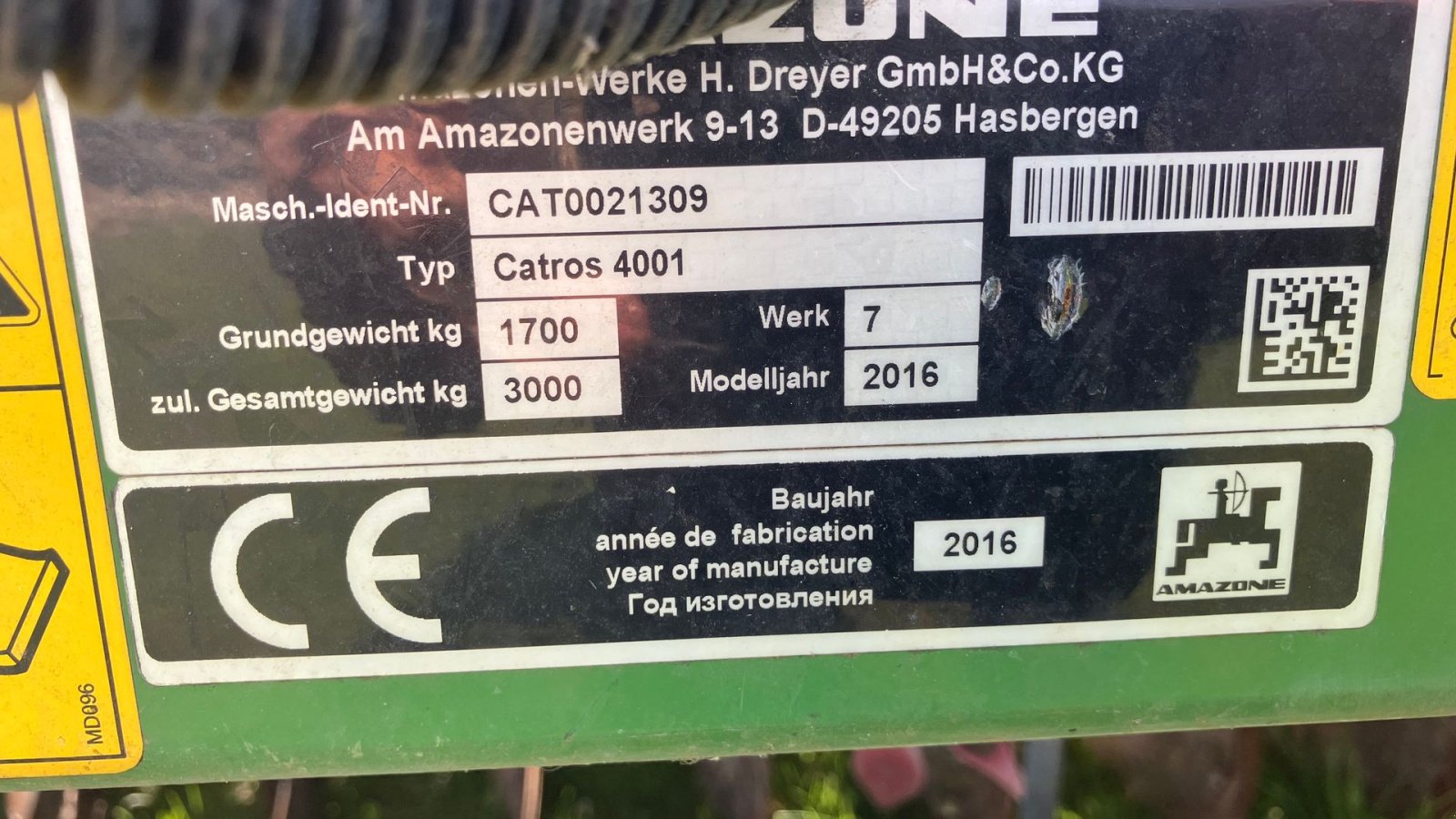 Kreiselegge typu Amazone Catros 4001, Gebrauchtmaschine v Roskilde (Obrázek 6)