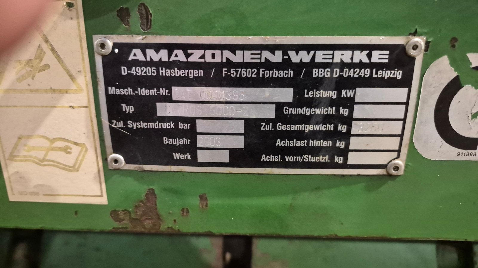 Kreiselegge типа Amazone catros 5001-2, Gebrauchtmaschine в Kolding (Фотография 5)