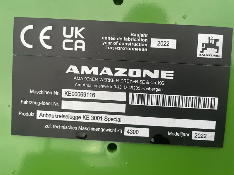 Kreiselegge des Typs Amazone KE 3001 SPECIAL, Neumaschine in Bad Abbach (Bild 4)