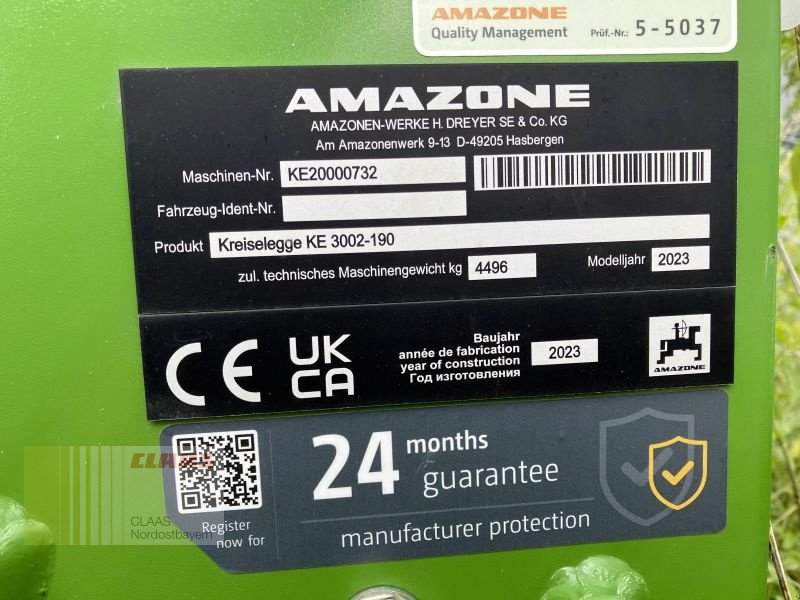 Kreiselegge of the type Amazone KE 3002-190 ROTAMIX, Neumaschine in Bad Abbach (Picture 4)