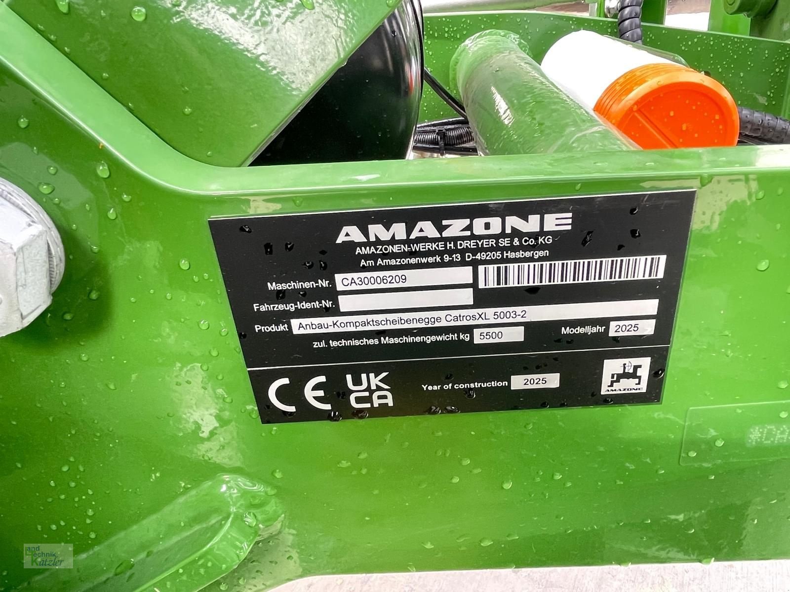 Kreiselegge du type Amazone Kompaktscheibenegge Catros XL 5003-2, Vorführmaschine en Deutsch-Wagram (Photo 8)