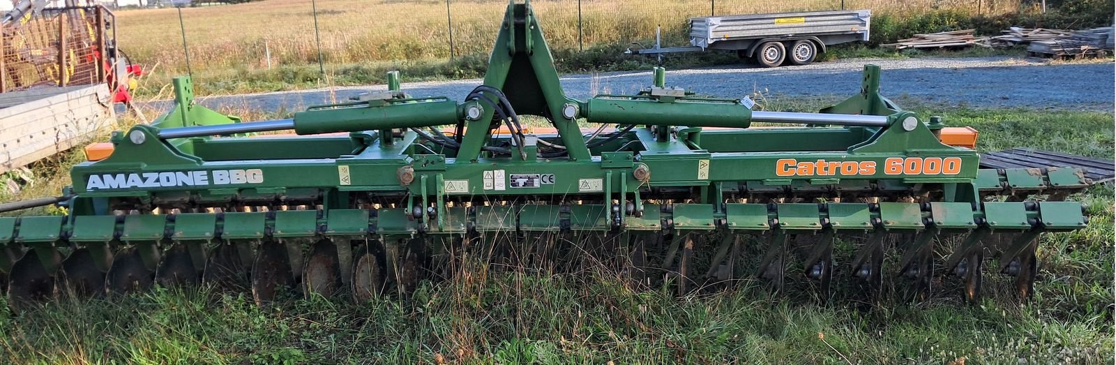Kreiselegge Türe ait Amazone Kurzscheibenegge Amazone Catros 6000 IntNr 12125, Gebrauchtmaschine içinde Strem (resim 2)