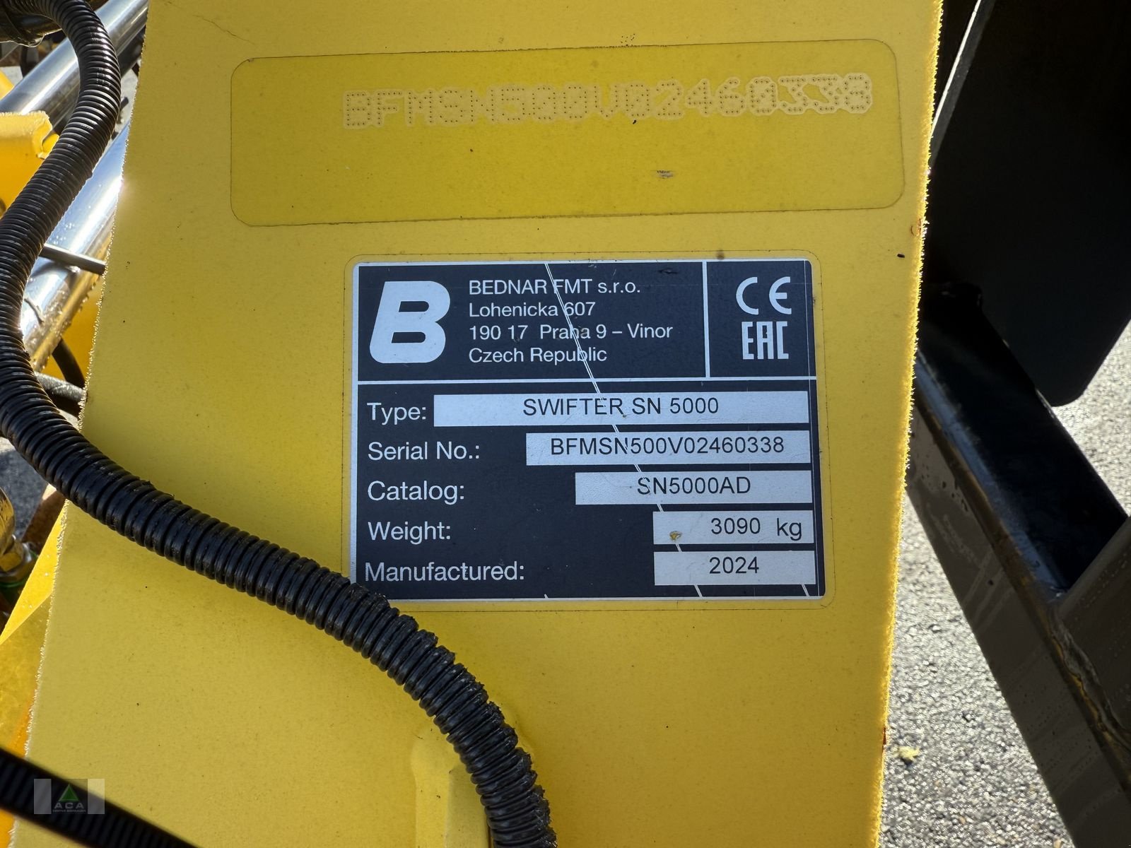 Kreiselegge typu Bednar SWIFTER SN 5000, Vorführmaschine v Markt Hartmannsdorf (Obrázek 9)