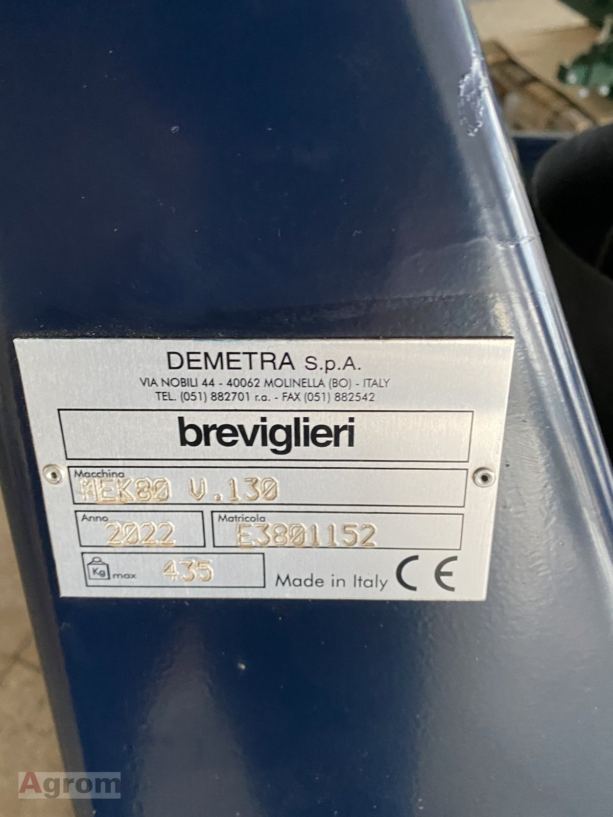 Kreiselegge des Typs Breviglieri MEK Farmer 80/130, Neumaschine in Harthausen (Bild 3)