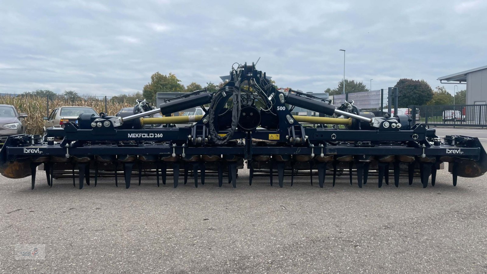 Kreiselegge des Typs Breviglieri Mek Fold 260/500, Gebrauchtmaschine in Mahlberg-Orschweier (Bild 2)