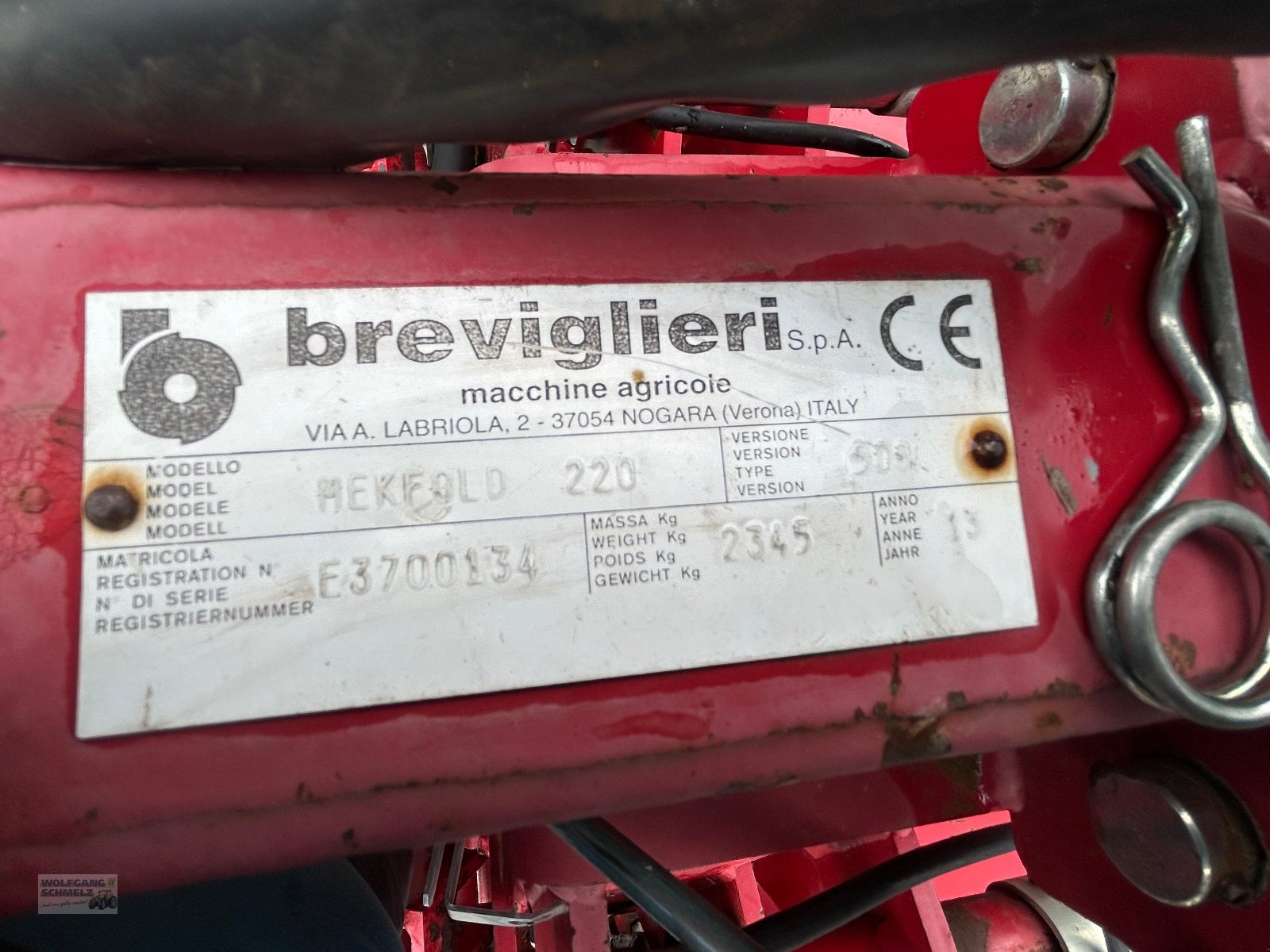 Kreiselegge des Typs Breviglieri Mekfold 220, Gebrauchtmaschine in Pocking (Bild 2)