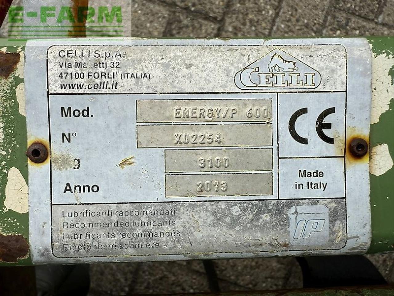 Kreiselegge tip Celli energy/p 600 rotorkopegg, Gebrauchtmaschine in gg VEGHEL (Poză 8)