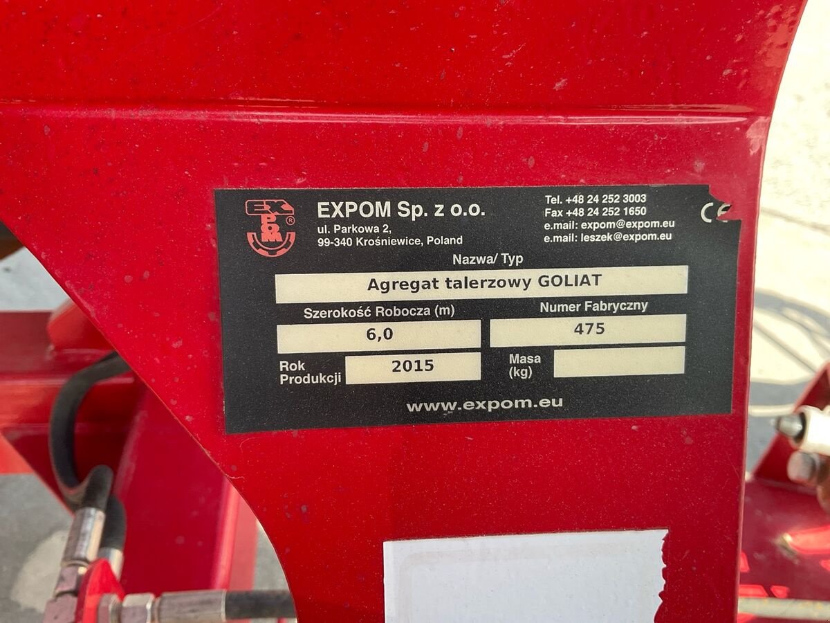 Kreiselegge typu Expom Goliat 6m, Gebrauchtmaschine v Zwettl (Obrázek 15)