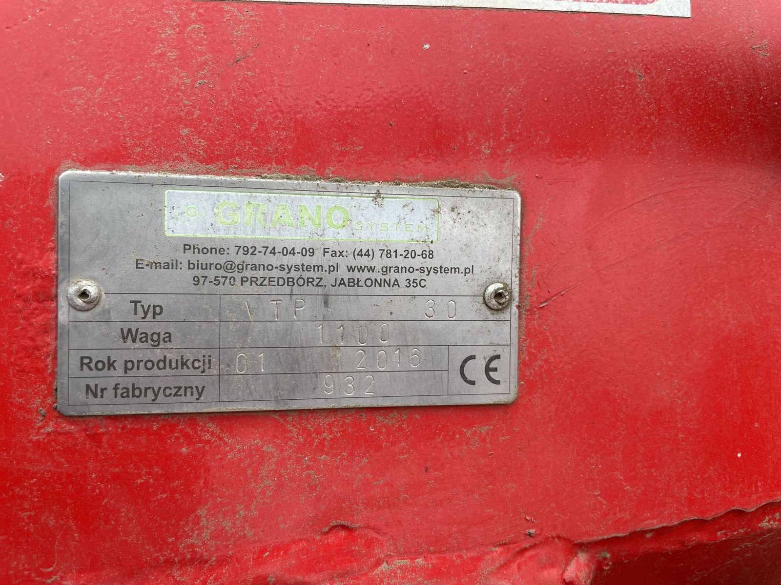 Kreiselegge του τύπου Grano VTP 30, Gebrauchtmaschine σε Harmannsdorf (Φωτογραφία 5)