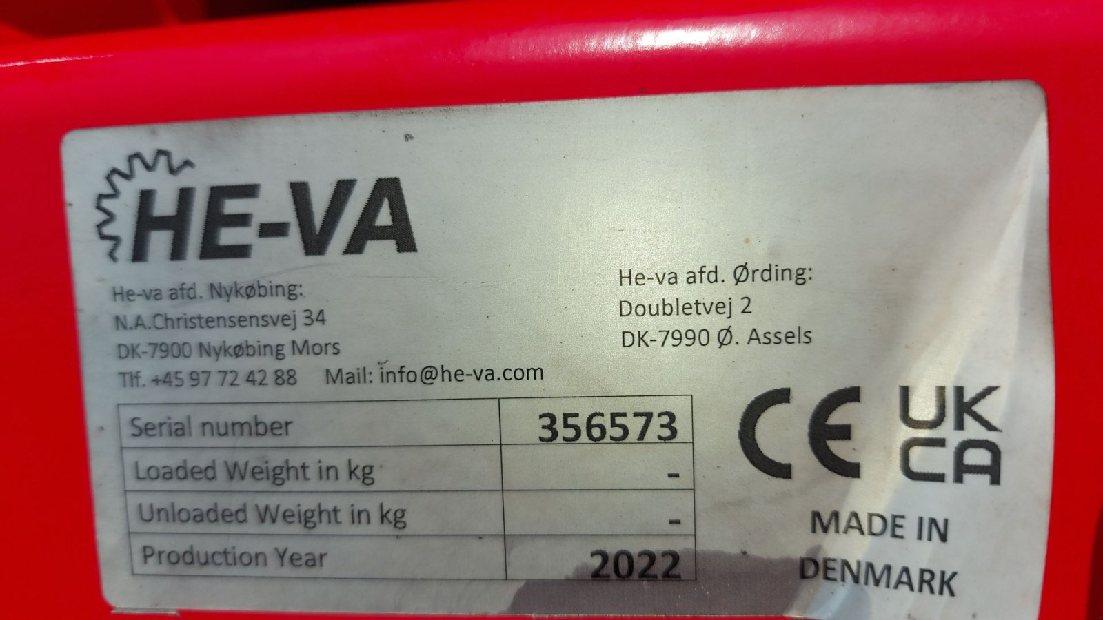 Kreiselegge des Typs HE-VA DISC-ROLLER Liftophængt, Gebrauchtmaschine in Nykøbing M (Bild 11)