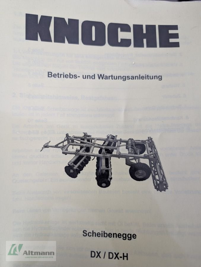 Kreiselegge типа Knoche Scheibenegge 2,50m gezogen, Gebrauchtmaschine в Lanzenkirchen (Фотография 6)