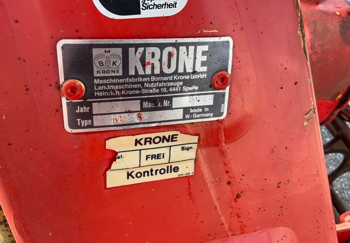 Kreiselegge типа Krone KE 3, Gebrauchtmaschine в Zwettl (Фотография 10)