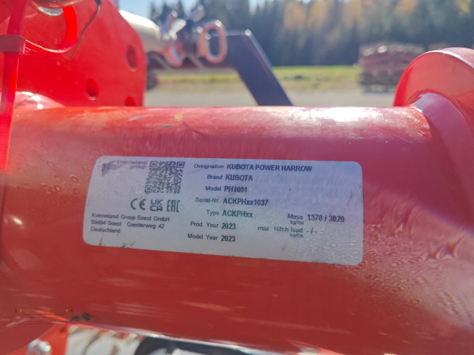 Kreiselegge za tip Kubota PH1301 Kreiselegge, Gebrauchtmaschine u Eging am See (Slika 7)