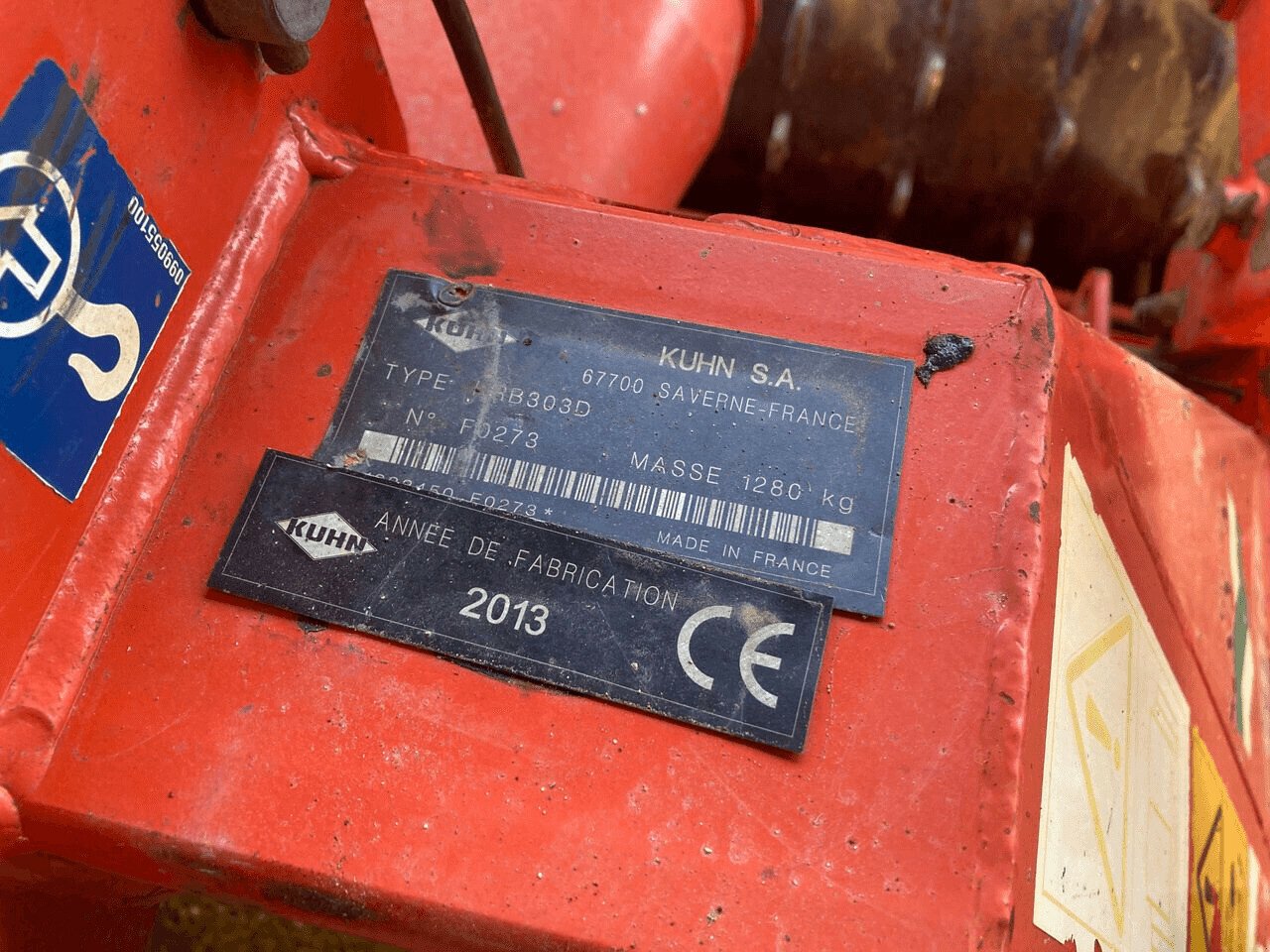 Kreiselegge za tip Kuhn HERSE ROTATIVE KUHN HRB 303, Gebrauchtmaschine u ST CLEMENT DE LA PLACE (Slika 7)