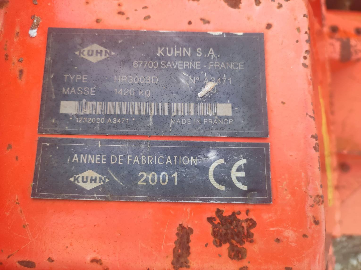 Kreiselegge tip Kuhn HR 3003, Gebrauchtmaschine in Le Horps (Poză 4)