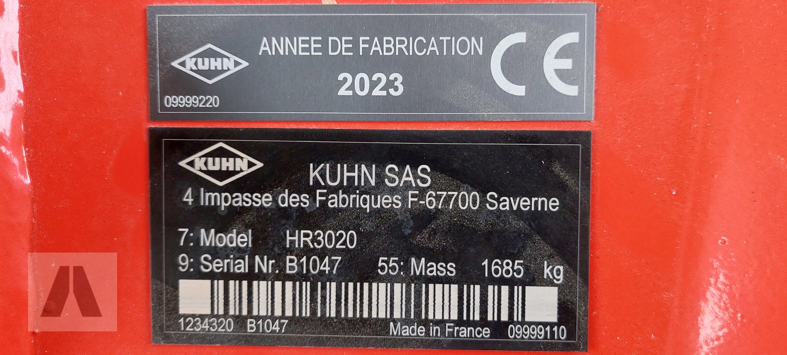 Kreiselegge Türe ait Kuhn HR 3020, Neumaschine içinde Schwabmünchen (resim 11)