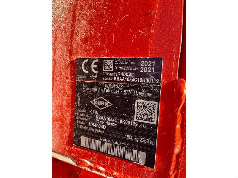 Kreiselegge typu Kuhn HR 4004 D, Gebrauchtmaschine v SAINT-GERMAIN DU PUY (Obrázek 7)