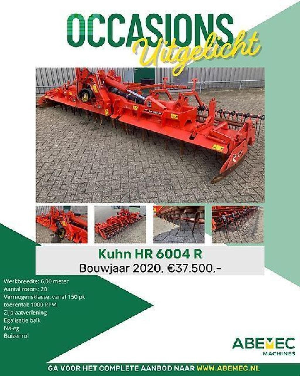 Kreiselegge du type Kuhn hr 6004 r, Gebrauchtmaschine en gg VEGHEL (Photo 9)