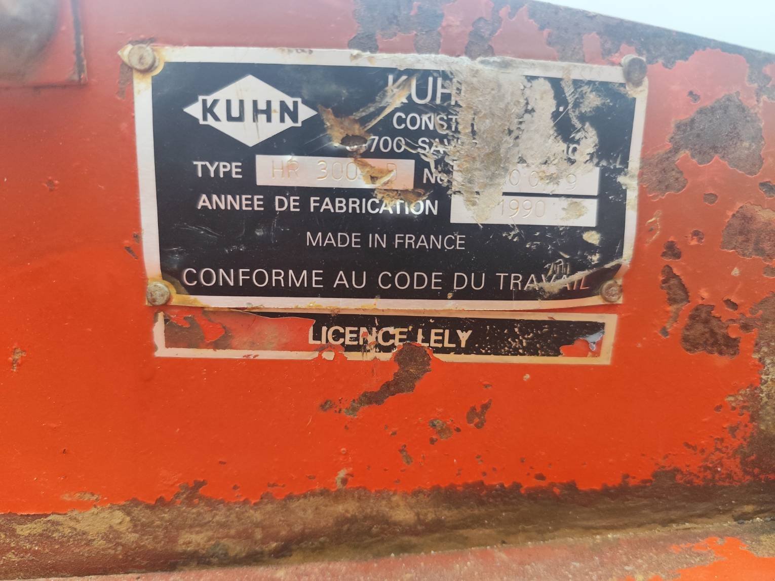 Kreiselegge typu Kuhn HR3002D, Gebrauchtmaschine w Le Horps (Zdjęcie 5)