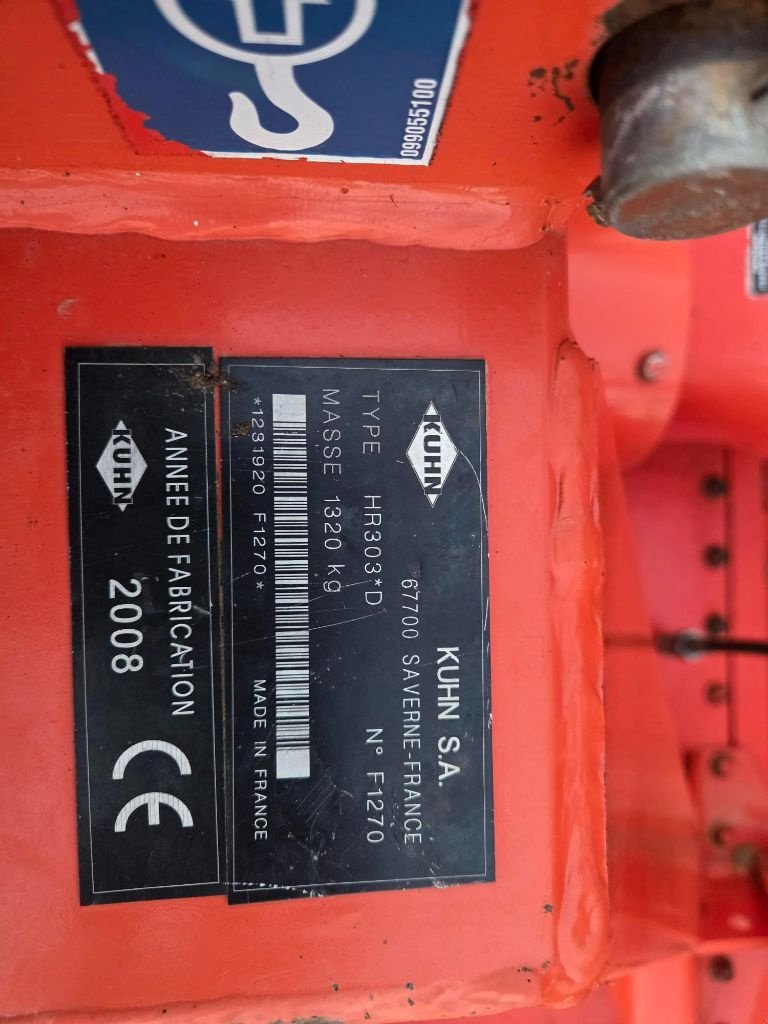 Kreiselegge des Typs Kuhn Hr303, Gebrauchtmaschine in VILLAINES LA JUHEL (Bild 2)