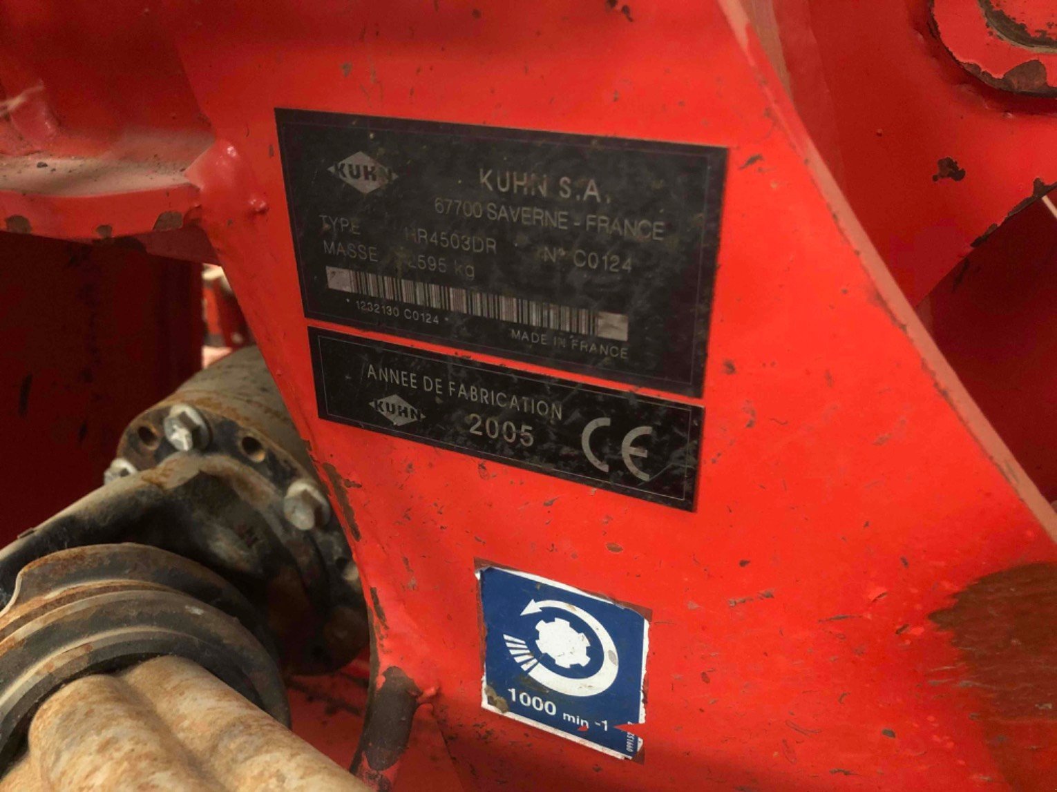 Kreiselegge a típus Kuhn HR4503DR, Gebrauchtmaschine ekkor: Le Horps (Kép 10)
