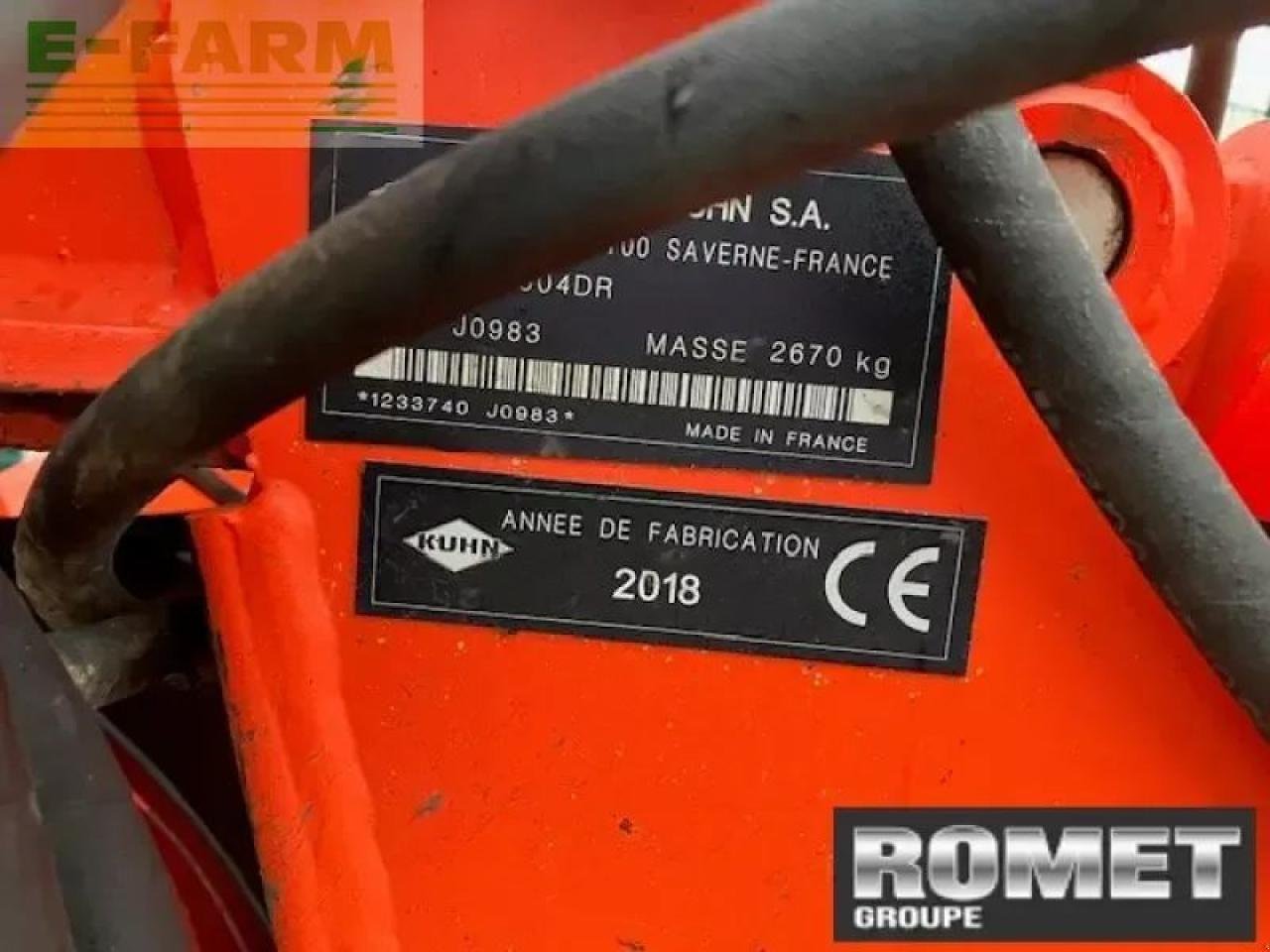 Kreiselegge типа Kuhn hr4504r, Gebrauchtmaschine в GENNES-SUR-GLAIZE (Фотография 9)