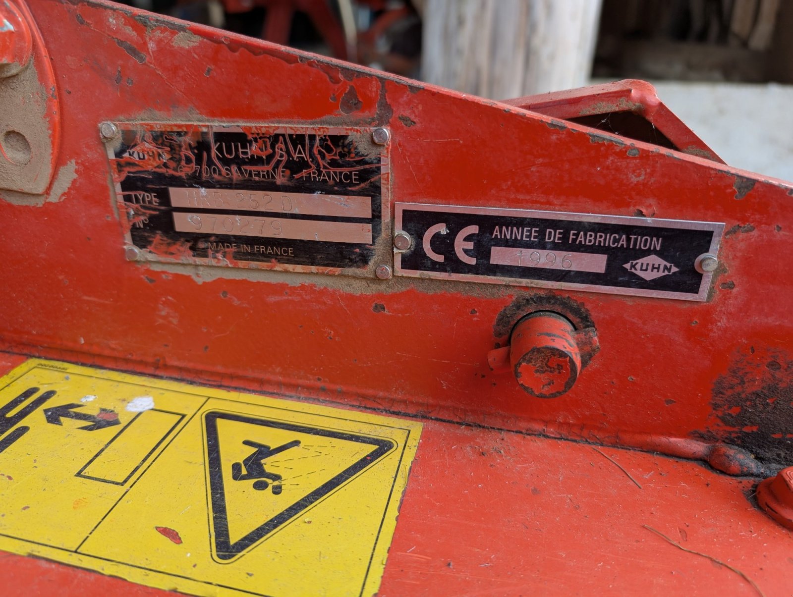 Kreiselegge Türe ait Kuhn HRB 252, Gebrauchtmaschine içinde Kipfenberg (resim 3)