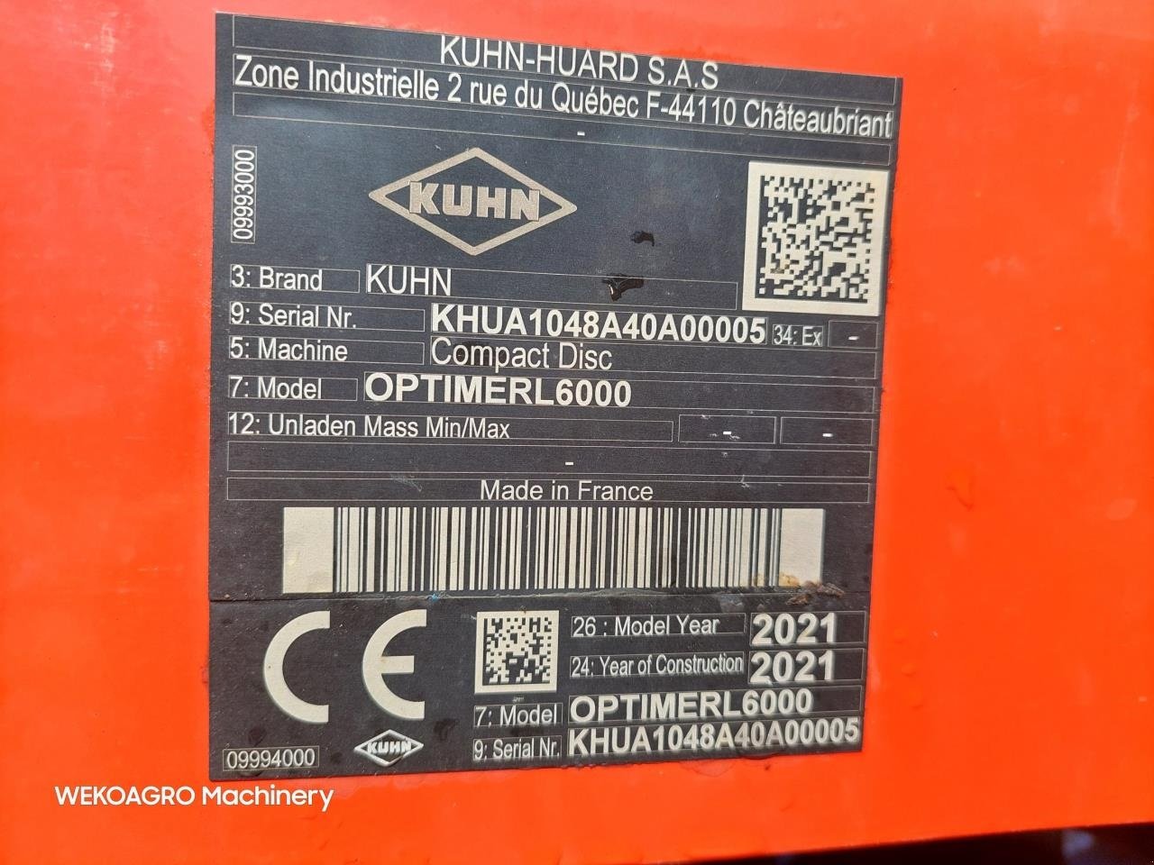 Kreiselegge типа Kuhn Optimer L6000, Gebrauchtmaschine в Hammel (Фотография 16)