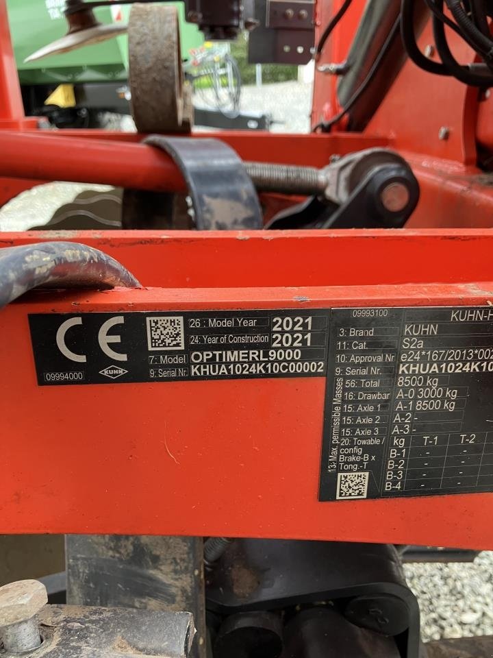 Kreiselegge tipa Kuhn OPTIMER L9000, Gebrauchtmaschine u Redsted M (Slika 10)
