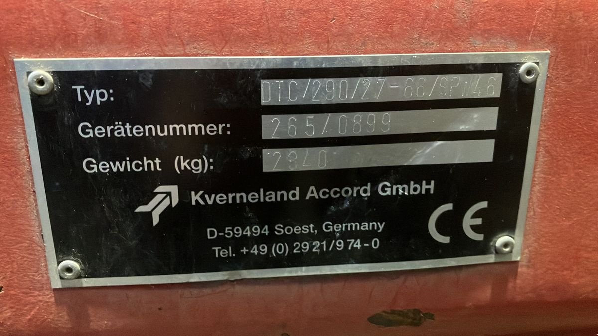 Kreiselegge des Typs Kverneland DTC 290, Gebrauchtmaschine in Eferding (Bild 4)
